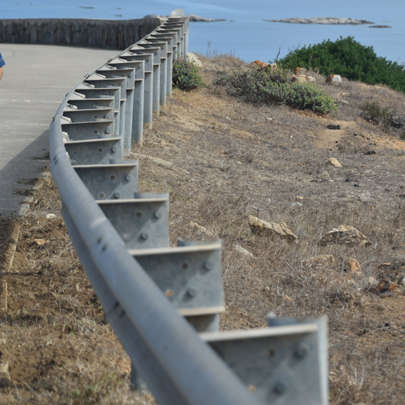 Compliant Road Safety Barrier 