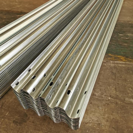 Corrugated Steel Guardrail