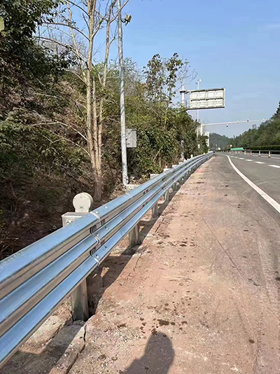 Two-Beam Highway Guardrail