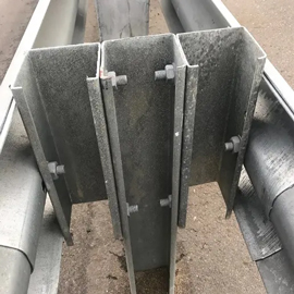 Two-Beam Highway Guardrail 