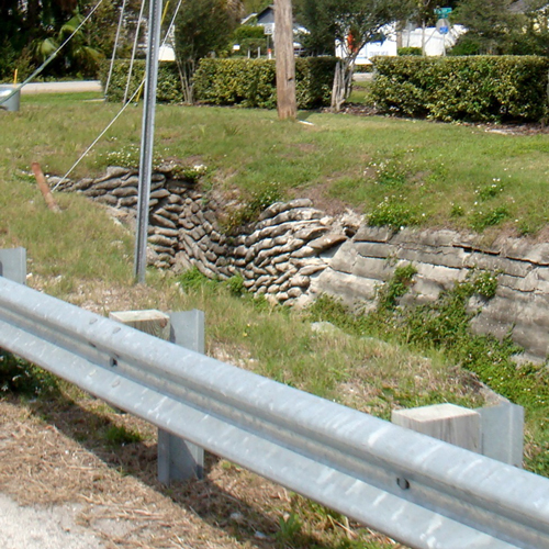 Barrera de choque de seguridad vial