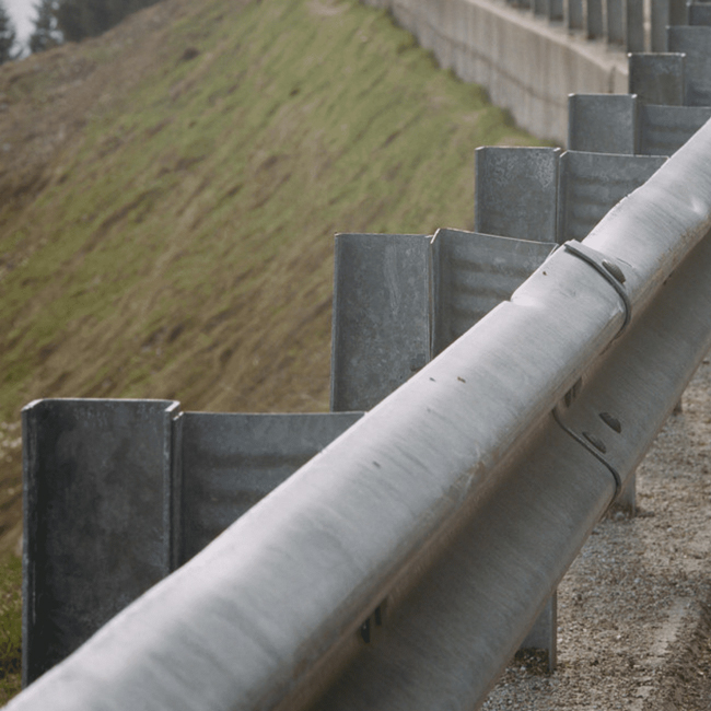 Compliant Road Safety Barrier 