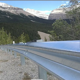 Powder Coated Highway Guardrail