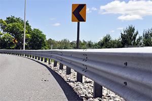 W-beam Road Guardrail