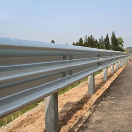 W Beam Guardrail แบบจุ่มร้อน