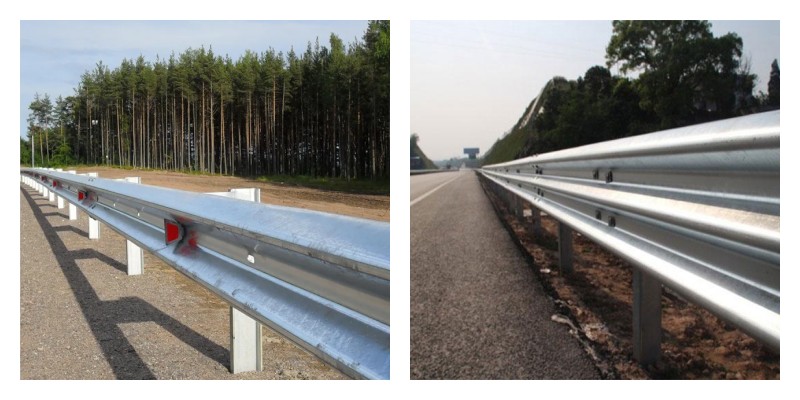 Common types of highway guardrails include