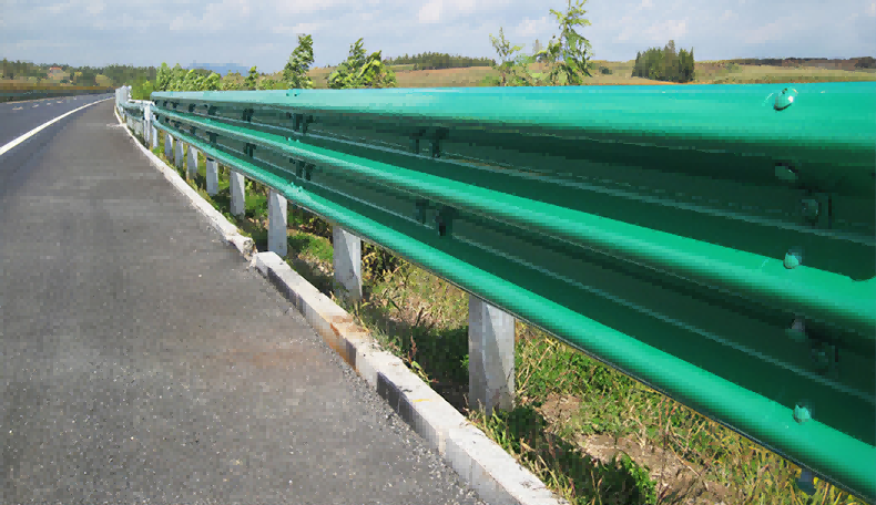 Three Beam Galvanized Guardrail