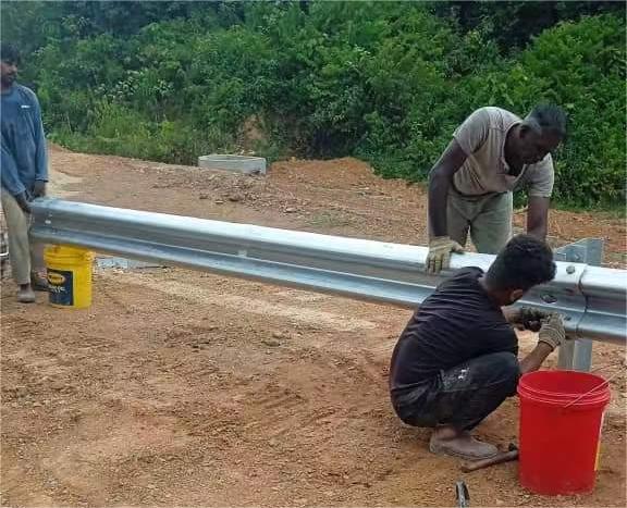 Guardrail installation