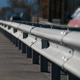 Galvanized Highway Guardrail